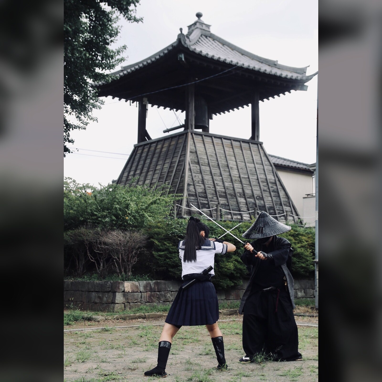 岩槻で行われた映像撮影